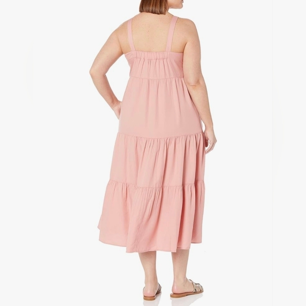 The Drop Women's Britt Tiered Midi Tent Dress #796, 1025 - Picture 10 of 11